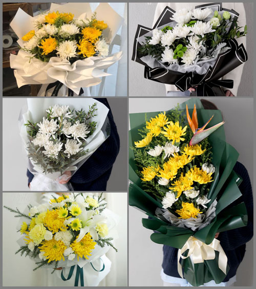河北保定定州市东旺镇白事花束代送